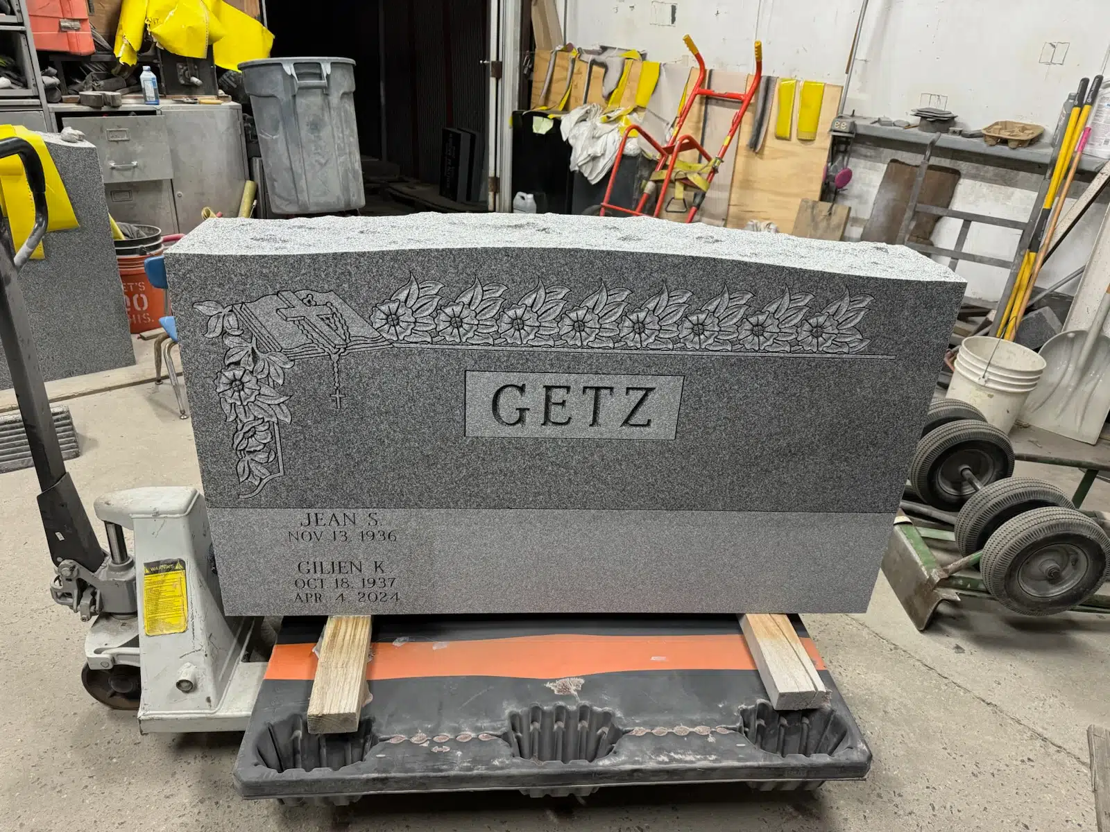 Granite Headstones for Sale hand-carved by Gravestone Shop in NJ — image 5