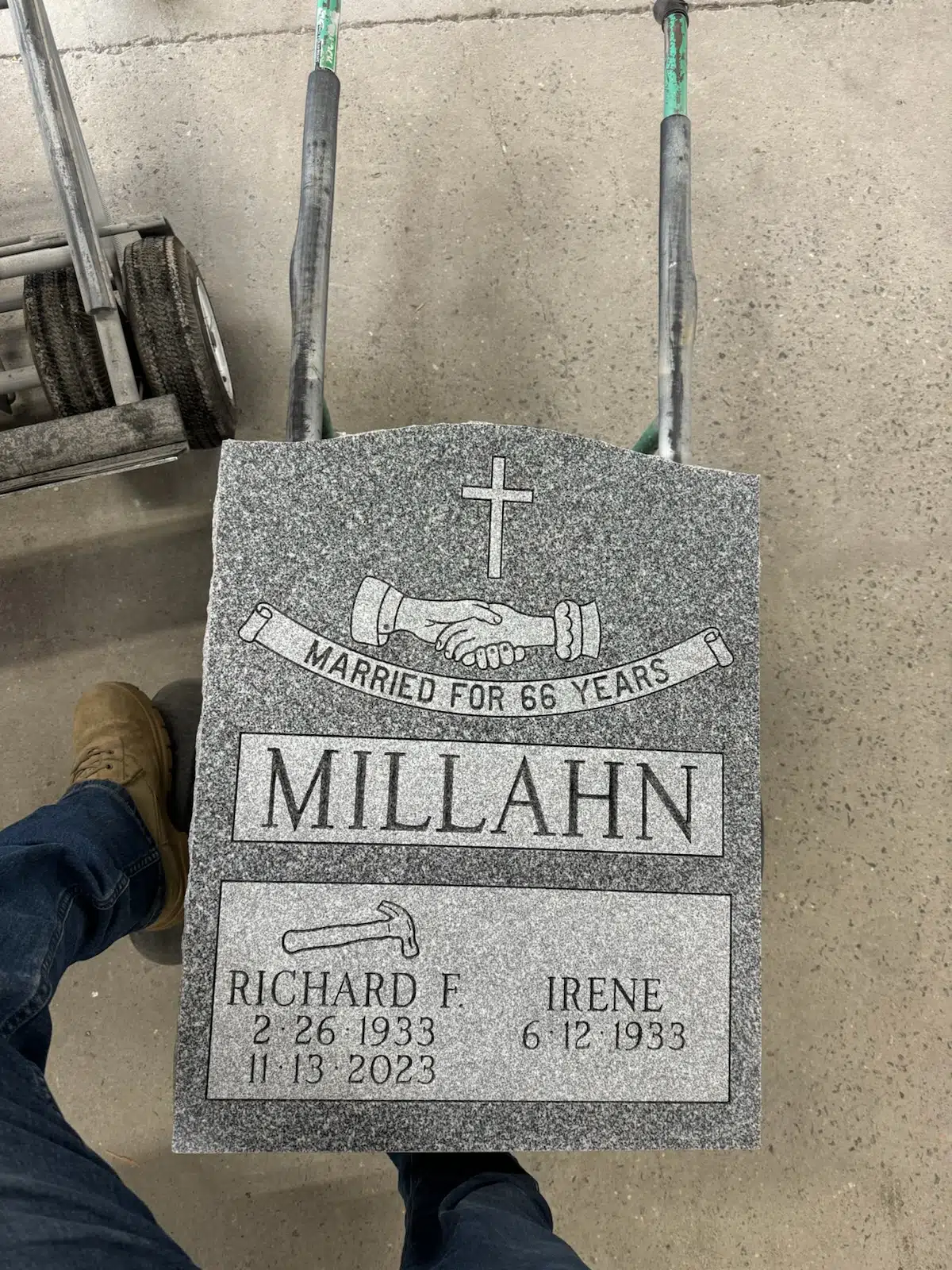 Granite Headstones for Sale hand-carved by Gravestone Shop in NJ — image 2