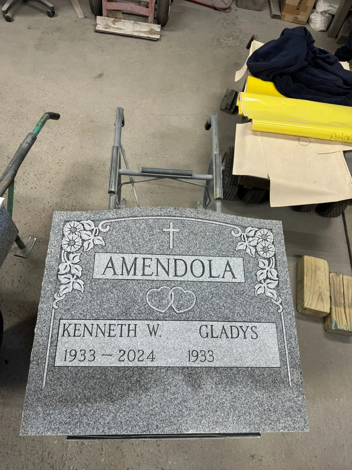 Granite Headstones for Sale hand-carved by Gravestone Shop in NJ — image 2